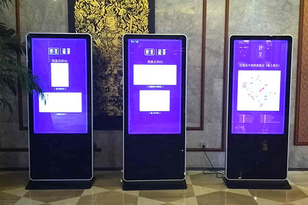 Application case of advertising machine in hotel lobby and hotel lobby
